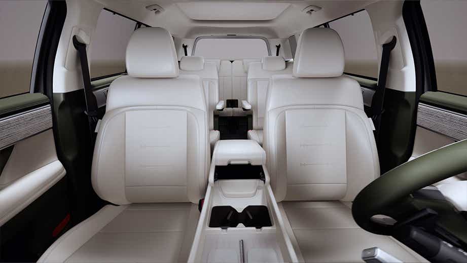 interior seating view of a Hyundai New Santa Fe