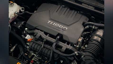 engine bay of a Hyundai i20 N Line