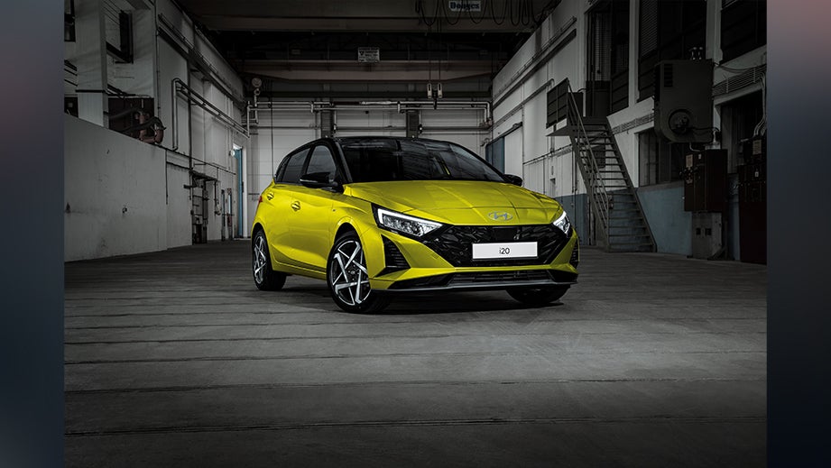 Front view of a Hyundai i20 N Line