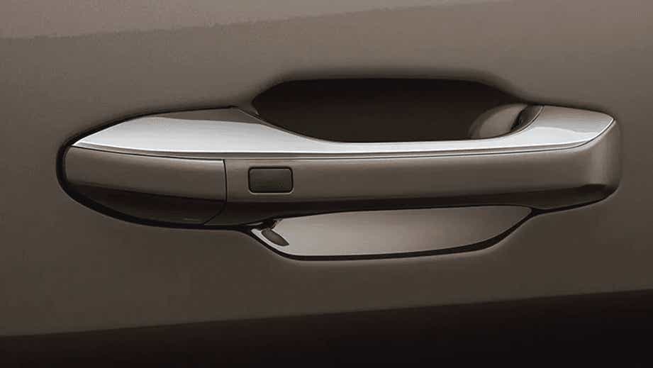 door handle close-up of a Hyundai Alcazar 2021-2023