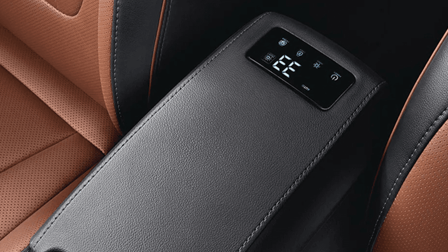 center armrest console of a Hyundai Alcazar 2021-2023