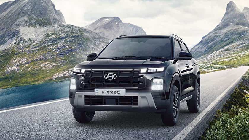 front view of a Hyundai Creta