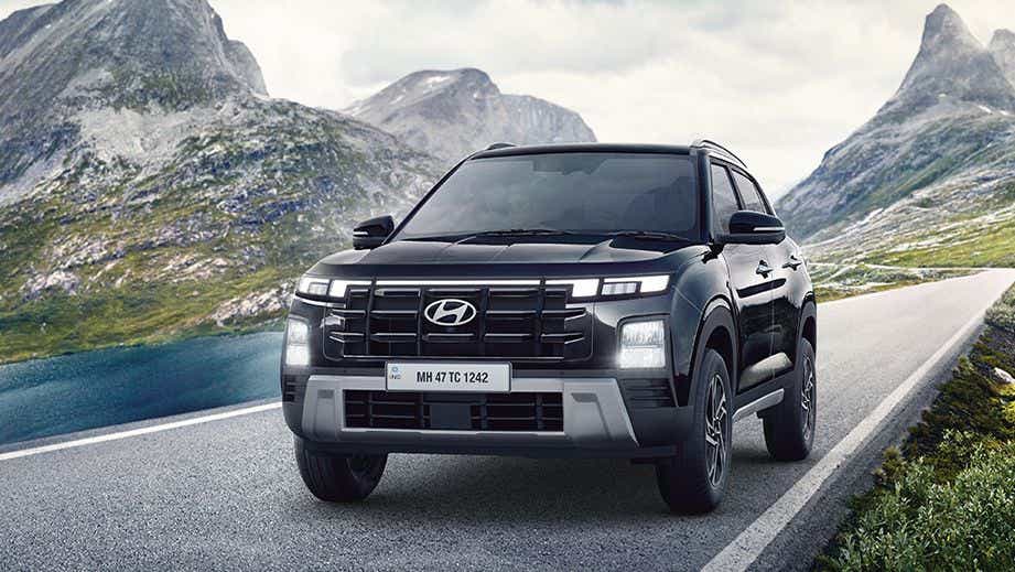front view of a Hyundai Creta