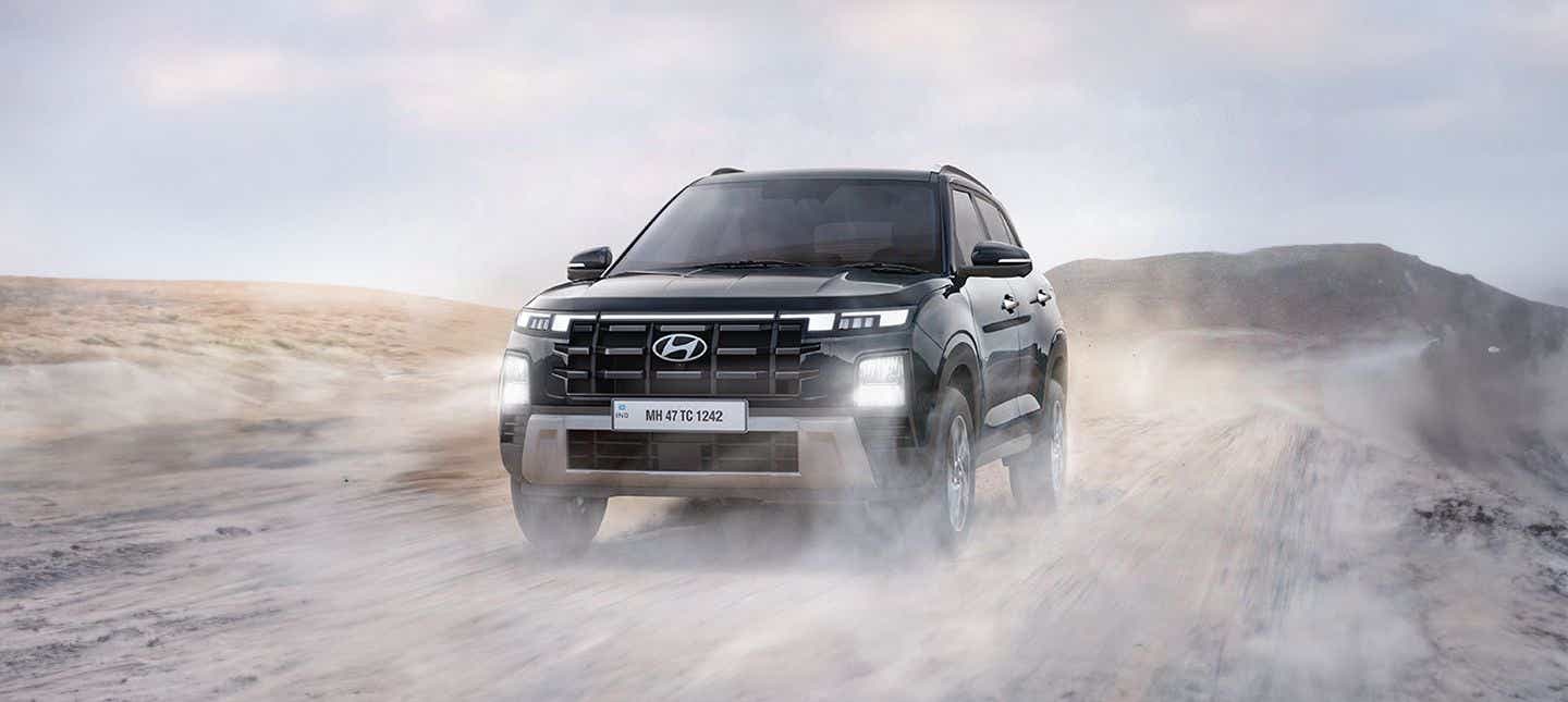 front view of a Hyundai Creta