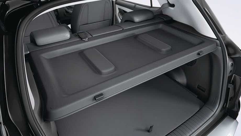 Luggage compartment view of a Hyundai Creta