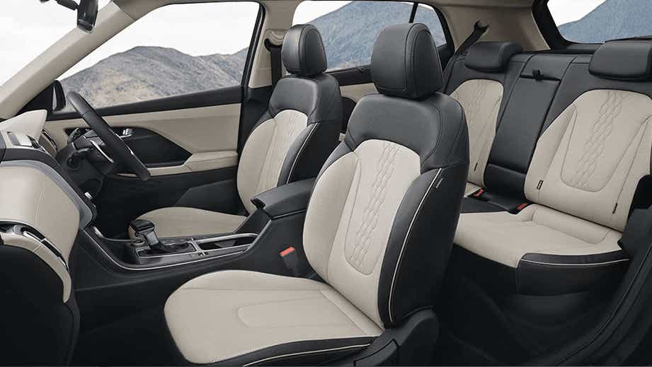interior seating of a Hyundai Creta 2018-2023