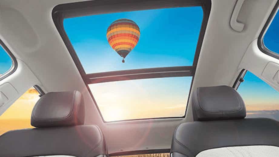 sunroof interior view of a Hyundai Creta 2018-2023