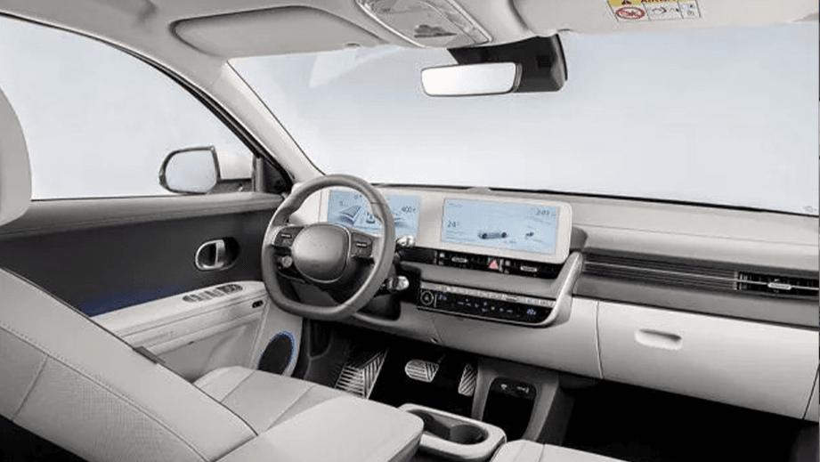 interior dashboard view of a Hyundai IONIQ 5