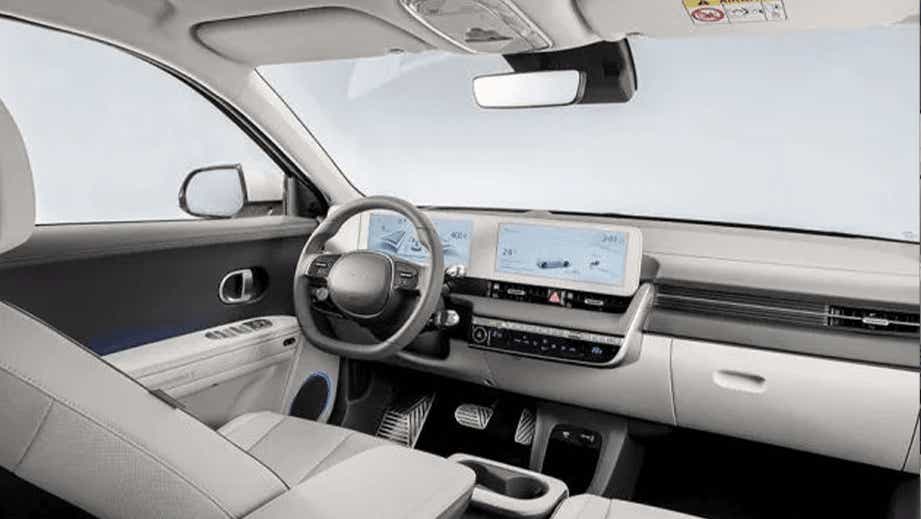 interior dashboard view of a Hyundai IONIQ 5