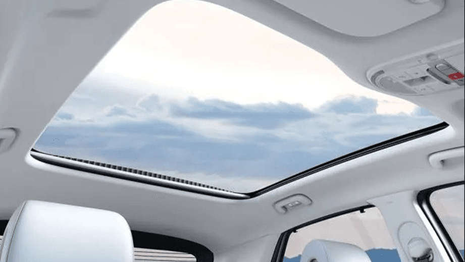 sunroof view of a Hyundai IONIQ 5