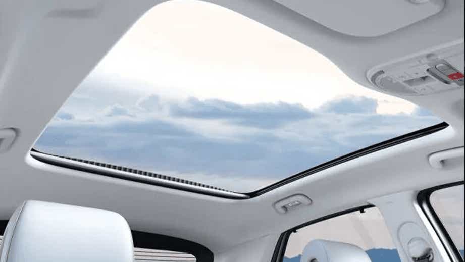 sunroof view of a Hyundai IONIQ 5