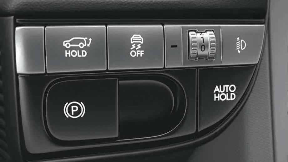interior button panel of a Hyundai IONIQ 5