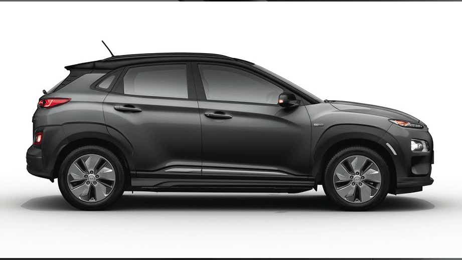 side view of a Hyundai Kona Electric
