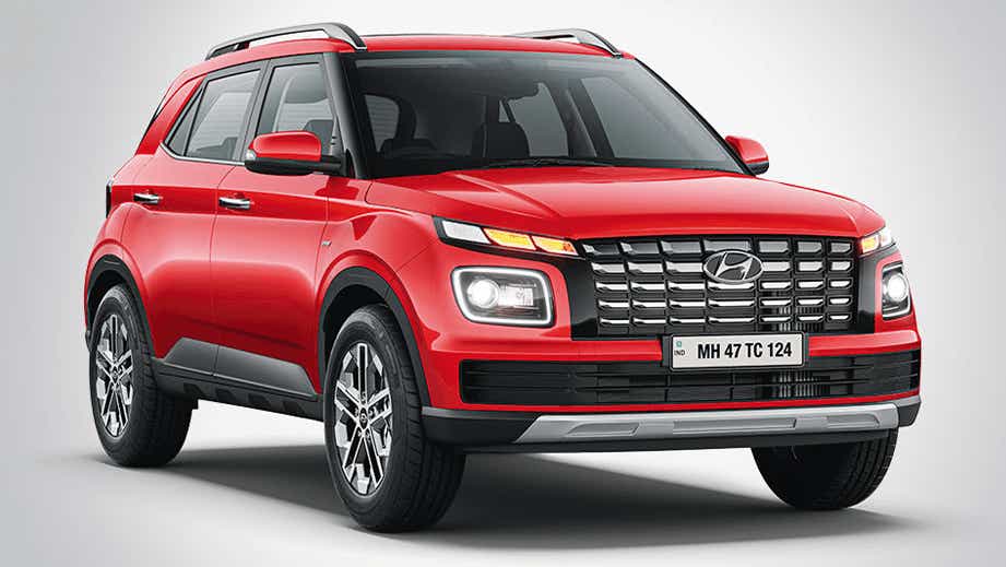 front three-quarter of a Hyundai Venue