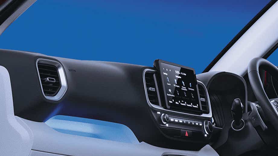 interior dashboard of a Hyundai Venue