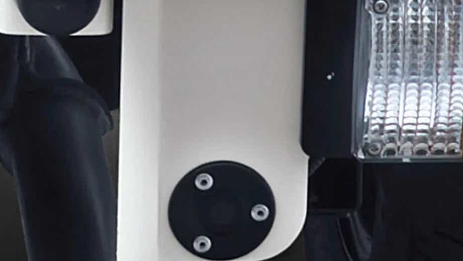 close-up of a Isuzu D-Max