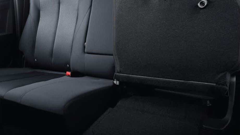 Rear seat area of a Isuzu Hi-Lander