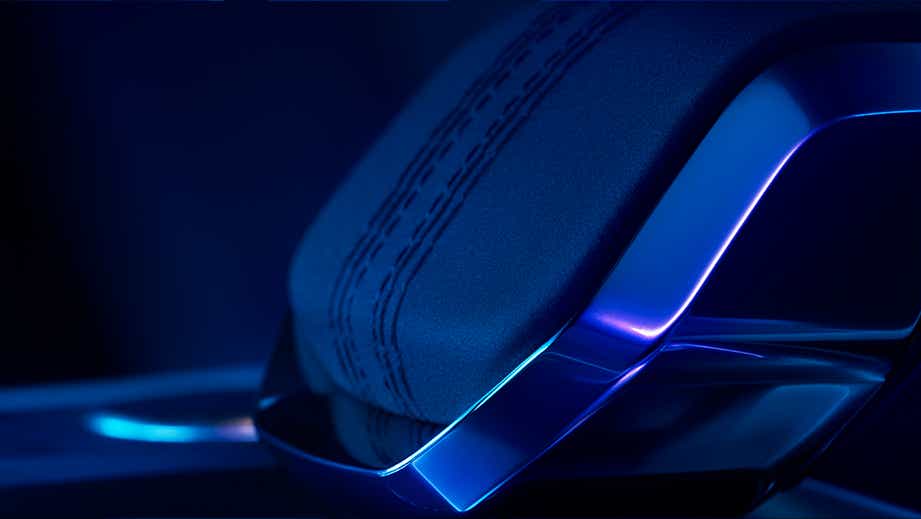 Close-up of a detail in a Jaguar F-Pace interior