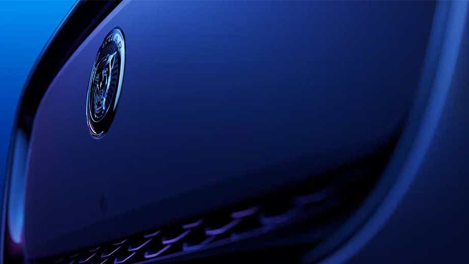 front grille close-up of a Jaguar I-Pace