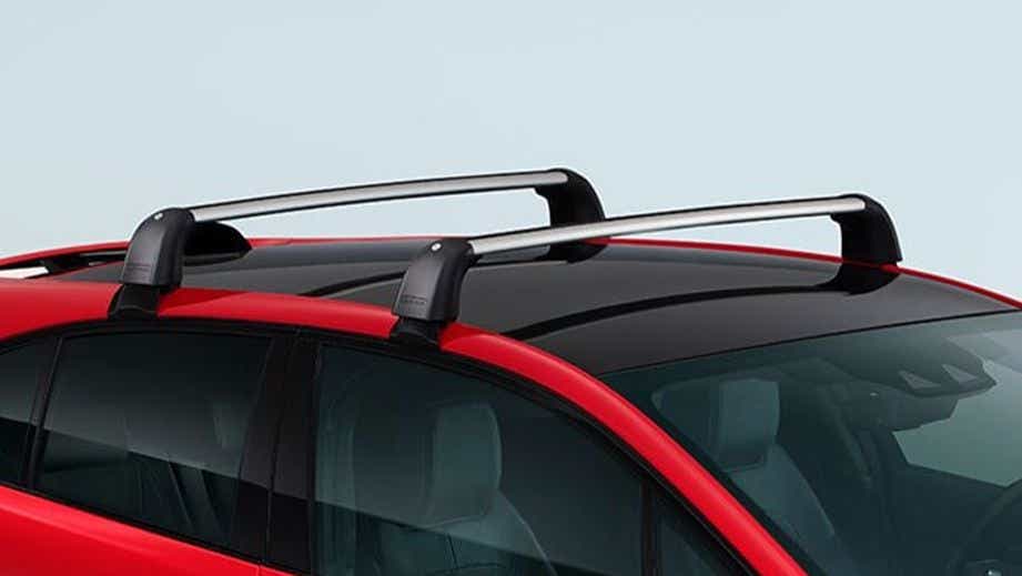 roof rail close-up of a Jaguar I-Pace
