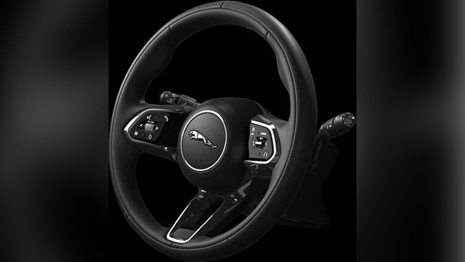 Steering wheel of a Jaguar I-Pace