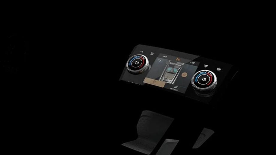 interior dashboard of a Jaguar I-Pace