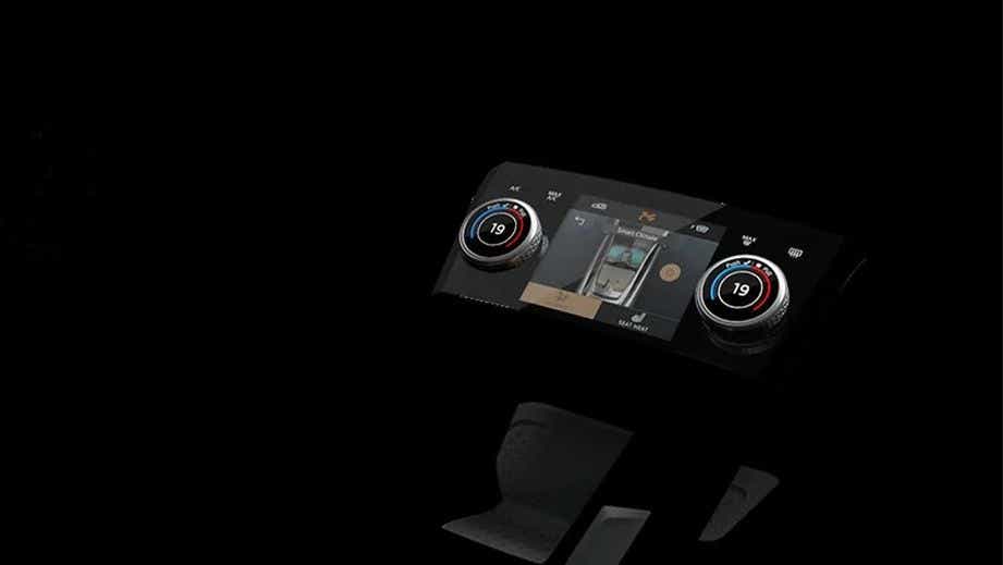 interior dashboard of a Jaguar I-Pace