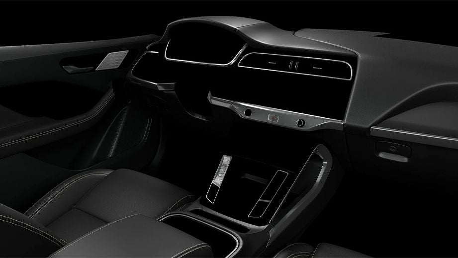 interior dashboard of a Jaguar I-Pace