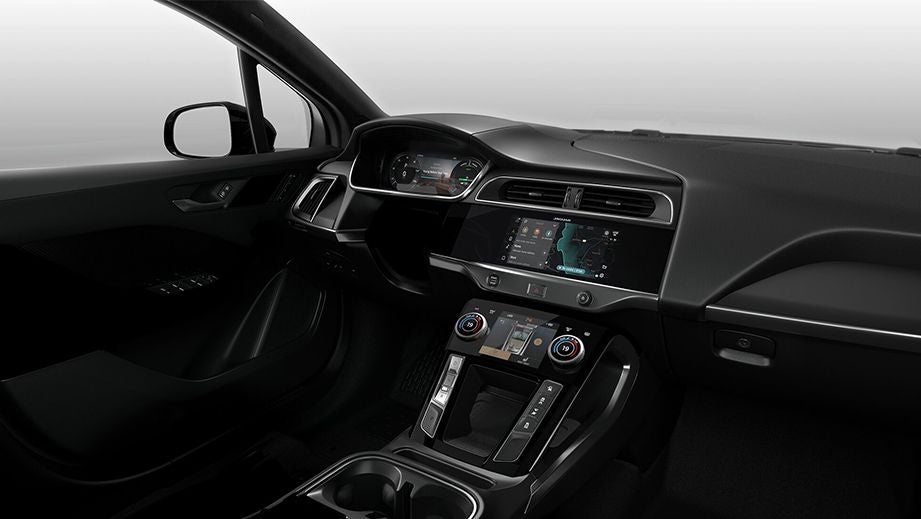 interior dashboard of a Jaguar I-Pace