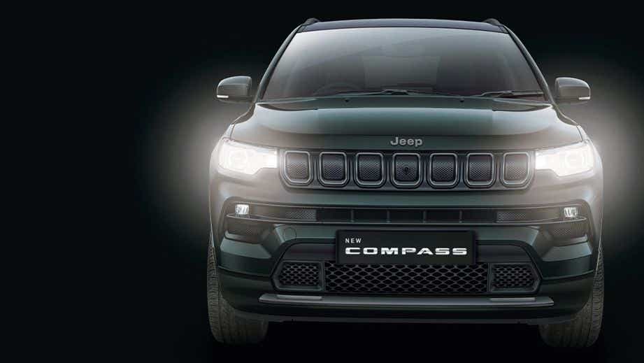 front view of a Jeep Compass