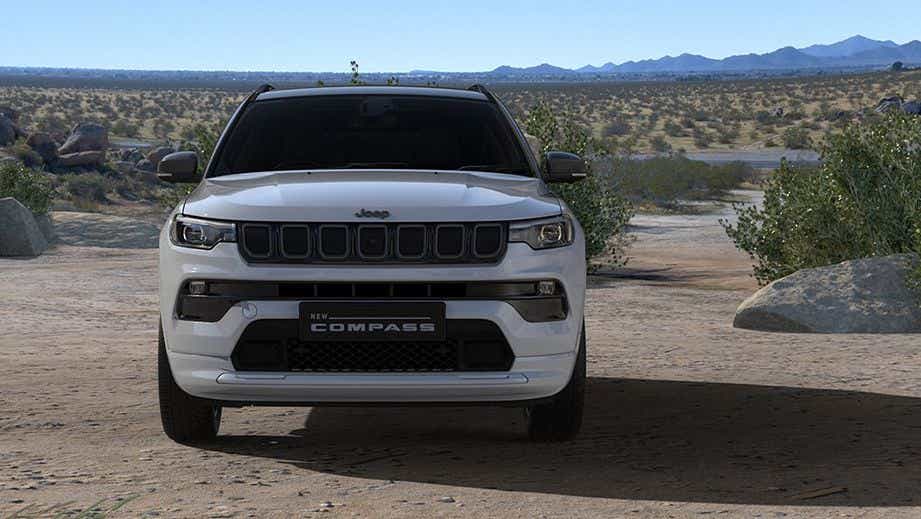 Front view of a Jeep Compass