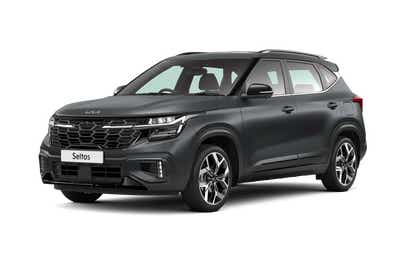 front three-quarter view of a Kia Seltos