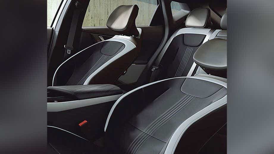 interior front seats view of a Kia EV6 2022-2024
