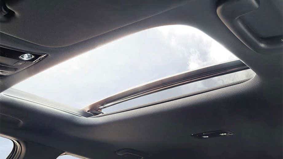 Sunroof interior view of a Kia EV6 2022-2024