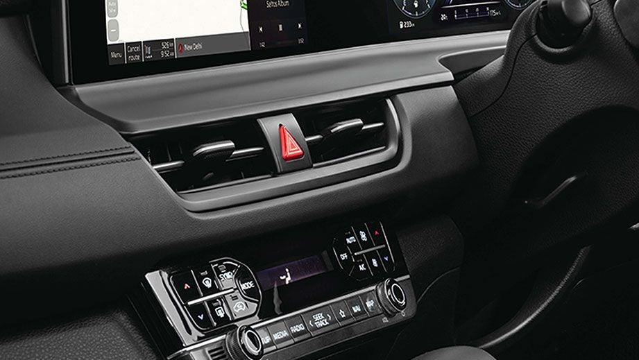 Interior dashboard of a Kia Seltos