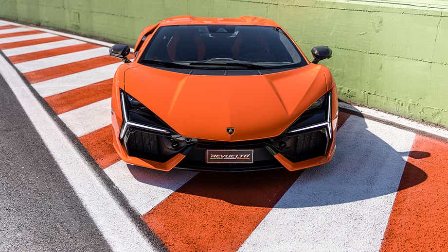 front view of a Lamborghini Revuelto