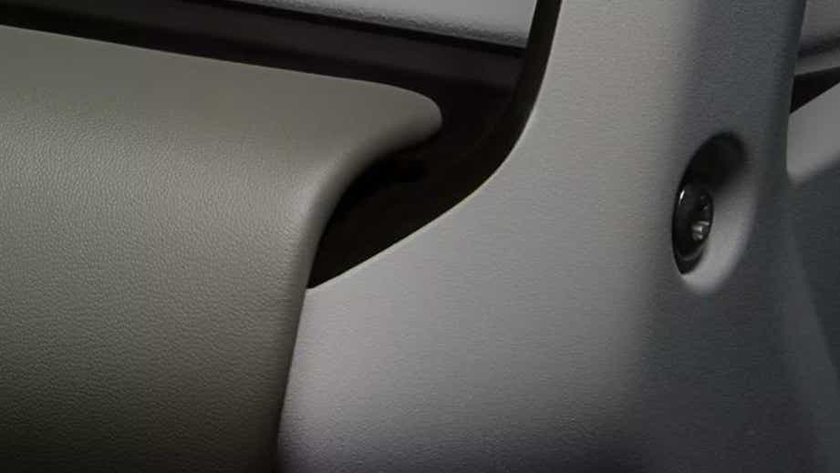 dashboard detail of a Land Rover Defender