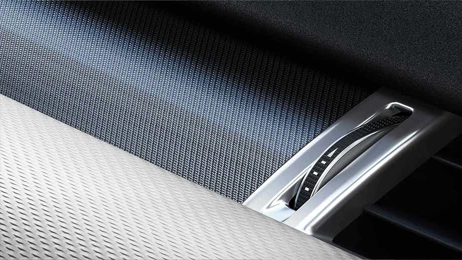 close-up of an interior vent detail of a Land Rover Discovery Sport