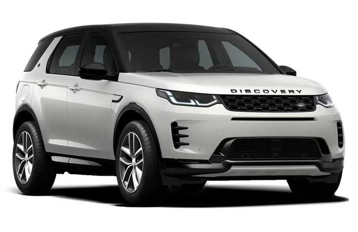 front three-quarter view of a Land Rover Discovery Sport