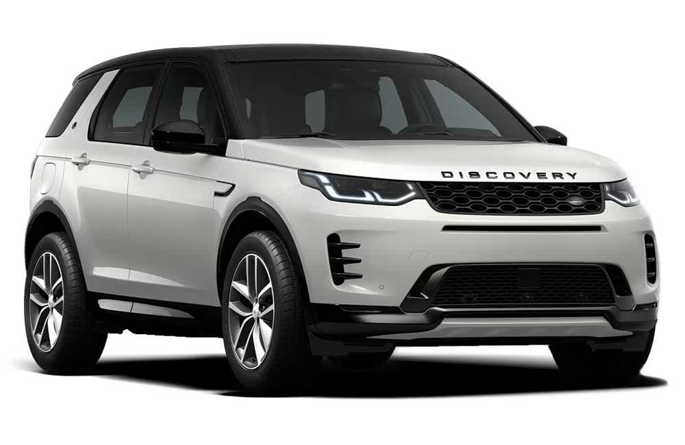 front three-quarter view of a Land Rover Discovery Sport