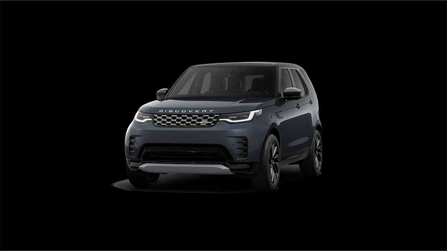 Front view of a Land Rover Discovery