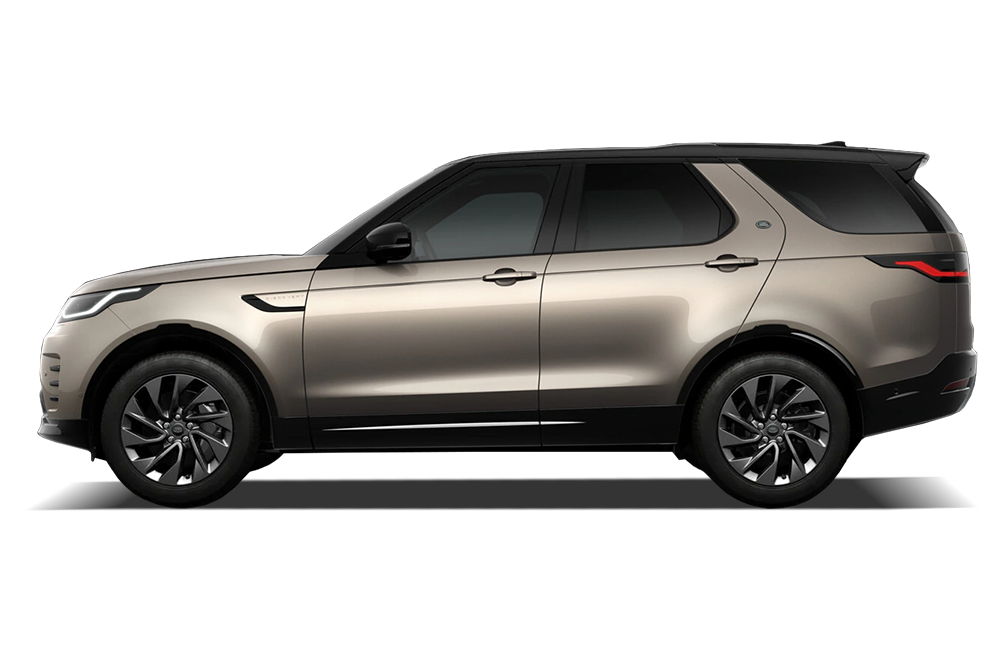 side view of a Land Rover Discovery