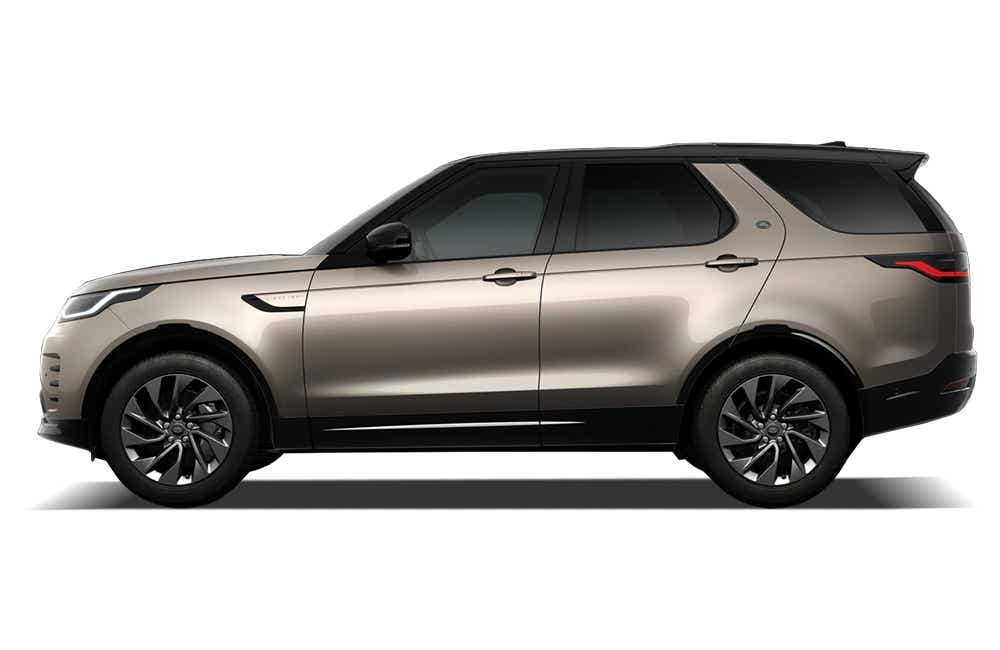 side view of a Land Rover Discovery