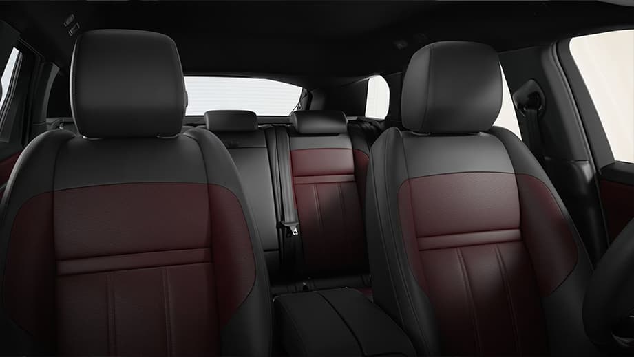 front and rear seat interior of a Land Rover Range Rover Evoque