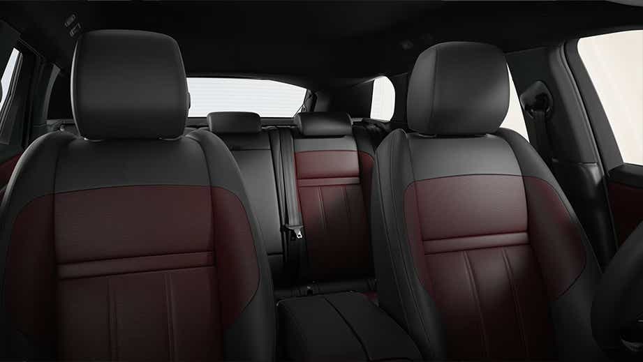 front and rear seat interior of a Land Rover Range Rover Evoque