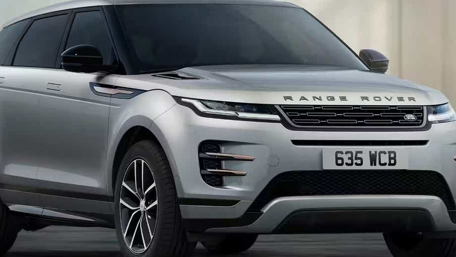 front three-quarter of a Land Rover Range Rover Evoque