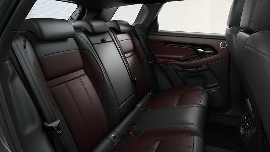 rear interior seats of a Land Rover Range Rover Evoque