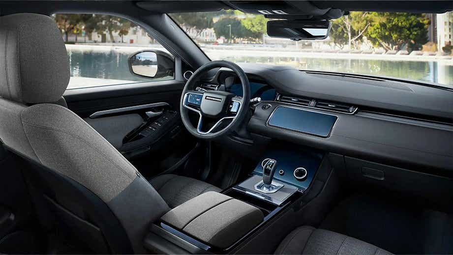 interior dashboard of a Land Rover Range Rover Evoque 2018-2023