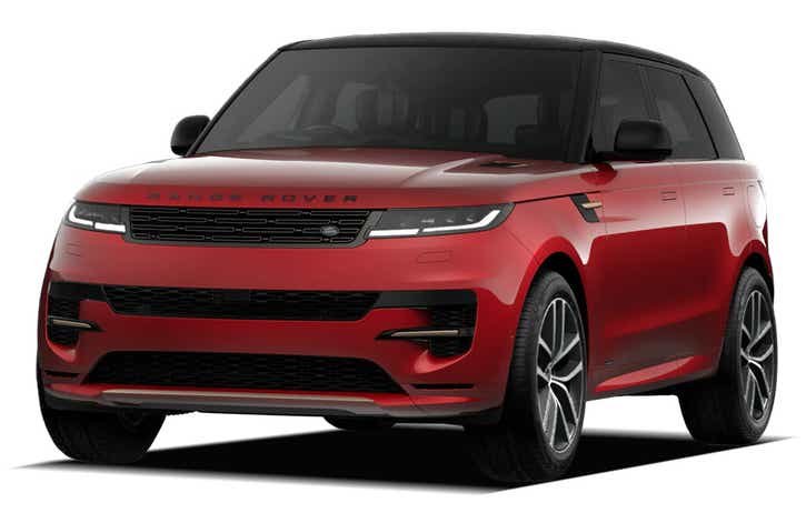 front three-quarter view of a Land Rover Range Rover Sport