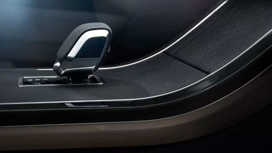 gear selector close-up of a Land Rover Range Rover Velar